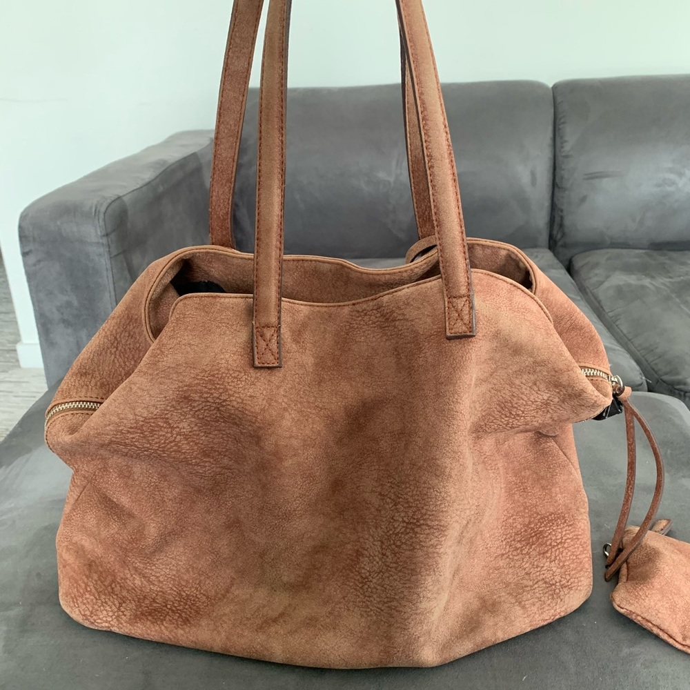 Free People Triple Pocket Slouchy Tote